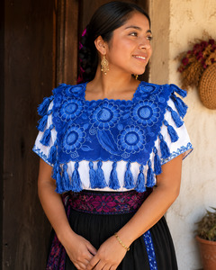 Handcrafted Chiapas Embroidered Pechera