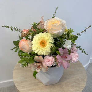 Pastels Arrangement in Ceramic Pot