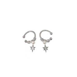 Frontpage: Pearl Ear Clip-Mini Star