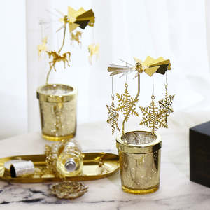 Tea Light Carrousel With Cup