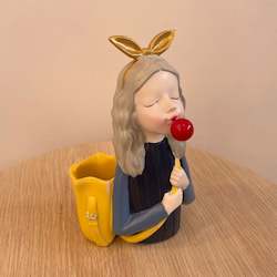 Bubble Girl Pen Holder