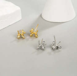 Balloon Dog Micro Earring