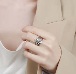 Jewellery: Phoenix Feather Ring - Sterling Silver