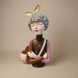 home decor: Madam with Handbag