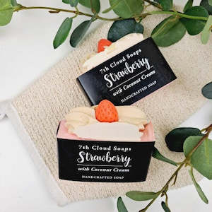 7th Cloud Soap - Strawberry & Coconut Cream