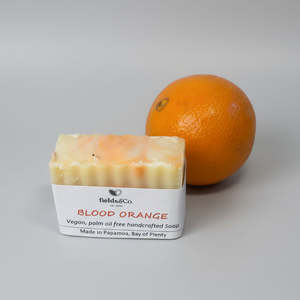 Blood Orange inspired handmade soap - fields&co