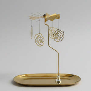 Homeware: Lucky Charms Carousel & Tea light Candle Holder with Tray