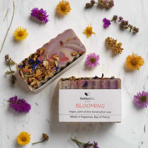Fields Co Handmade Soaps: Blooming handmade soap - fields&Co.