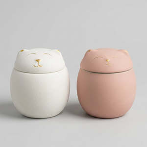Homeware: Storage Jar wt Cat Face