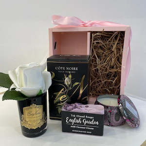 Valentines Day Gift Ideas: Rose Blanc Gift Set