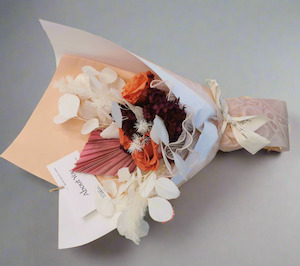 Peach Rose Everlasting Bouquet
