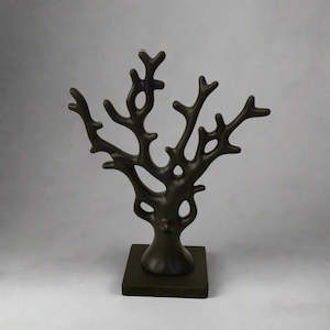 Homeware: Ceramic Tree On Wood Base