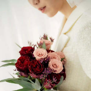 Bridal Bouquet- Red Bright Choice