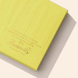 Chocolates: CONGRATULATIONS - Bennetts Chocolate Message Bar