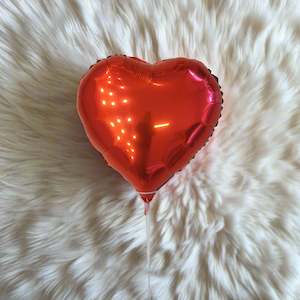 Ruby Heart 13" Foil Balloon