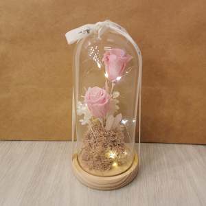 Mothers Day: Total Pink Quartz - Tall Dome with seed lights