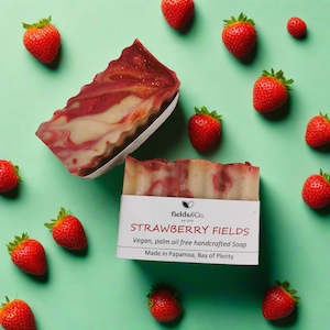 Strawberry Fields handmade soap - fields&Co.
