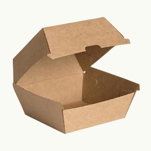 Boxes: Kraft cardboard burger box