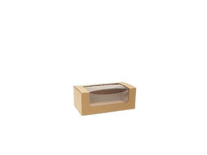 Cake Boxes Cardboard: Multipurpose Bakery Box with Window 220x120x80H 100/ctn