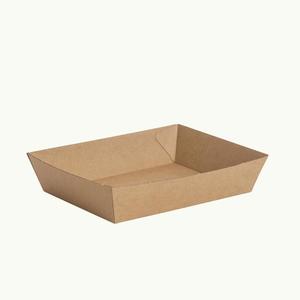 Kraft Tray Med 18x13.5x4.5cm  60/slv 240/ctn
