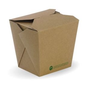 16oz Brown Noodle Box (no handle) 250/ctn
