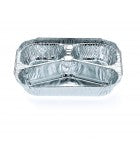 Foil: Lid for 7620 Foil tray 500/ctn Cardboard with foil lining