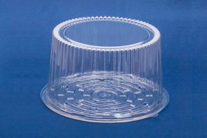 Plastic: 8" Cake Dome HIGH LID 125mm 100/ctn