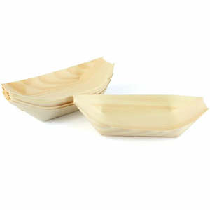 Wooden Boat (Small) 14cm x 8cm x 2.5cm 100/pack