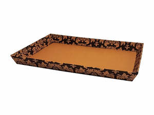 Platters Cardboard: Patterned Cardboard Platters LRG 430x330x40 100/ctn