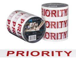 Printed Tape: PRIORITY DELIVERY Tape 48mmx100m