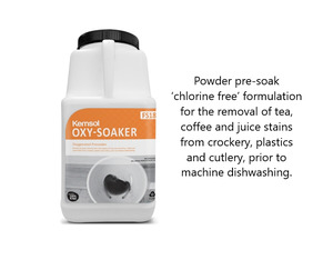 Kitchen: Oxy-Soaker 5kg oxgenated presoaker for cutlery crockery etc