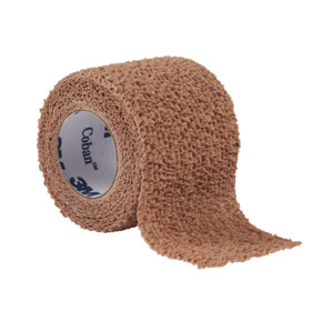 Plasters: Cohesive Bandage 10cm wide x 4.5m.. Various colours available