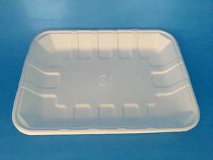 Biodegradable Compostable Trays: Bio Produce Tray (11"x8") 280x210x35 50/slv 500/ctn