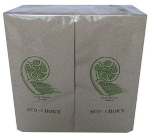 Eco Napkins: ECO Dinner Napkins 1 Ply 8 Fold 200/pkt 12/ctn