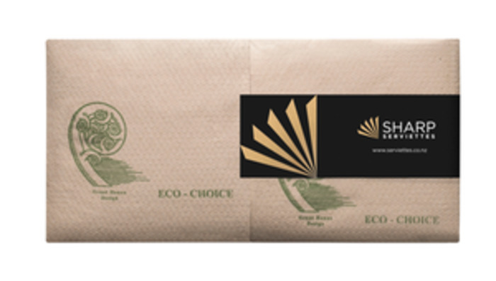Eco Napkins: ECO Cocktail Napkin 1 ply 4 fold 500/pkt 12/ctn
