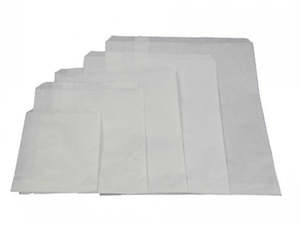 Bags Paper: #8 Flat White Confectionery Bag 255x300 500/pkt