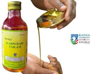 Kottakkal Karpuradi Tailam Chest Rubbing Oil For Easy Breathing Natural Congesti&hellip;