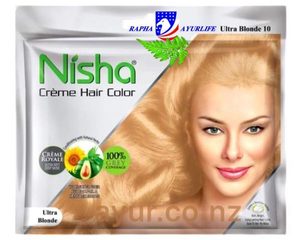 Nisha Creme Hair Color 10 Ultra Blonde (20gm+ 30ml) Shelf Life 03/2024 – KOTTA&hellip;