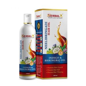 Products: HerbalX Neelibringadi Hair Oil Indigo & Bhringraj Hair Oil 100 ml – KOTTAKKAL AYURVEDA NZ