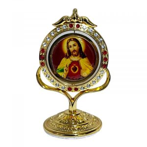 Products: Double face Car Dashboard Stand, Jesus Car Stand, Christian Car Stand, Office Study Table Stand – Jesus & Mother Mary, Weight: 70 g – KOTTAKKAL AYURVEDA NZ