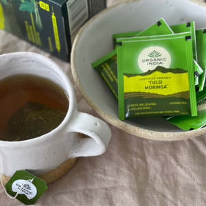 Ayurvedic Cooking Spices: Tulsi Moringa Tea