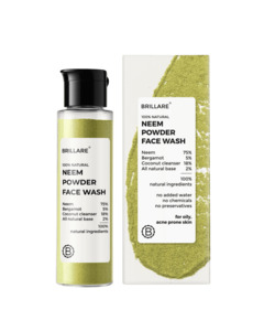 Face Wash Scrub: Neem Powder Face Wash For Acne-Prone Skin