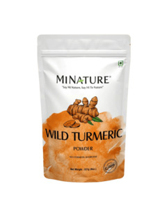 100% Natural Wild Turmeric Powder 277g (Curcuma Aromatica) - Kasturi manjal