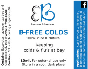 Products: B-FREE COLDS B-free