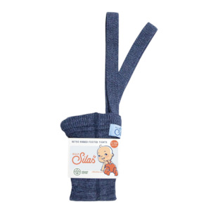 Baby Threads: Denim Retro Tights With Braces