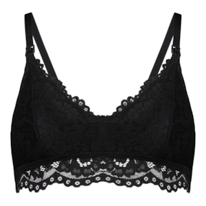 Black Lily Lace Maternity Bralette