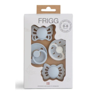 Pacifiers: Powder Blue Frigg Baby's First Pacifier Set - Moonlight Sailing