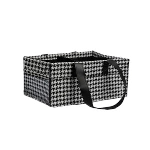 Black Houndstooth Mini Bunnie Caddie