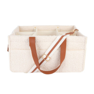 Diaper Bags: Cream Teddy Bunnie Caddie