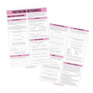 Postpartum Cheat Sheet - Free Download